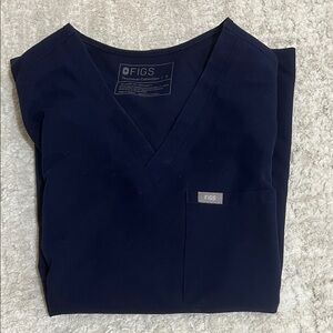 Figs Women’s Catarina Navy Blue Top